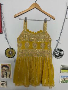 Yellow Embroidered Kurta Set