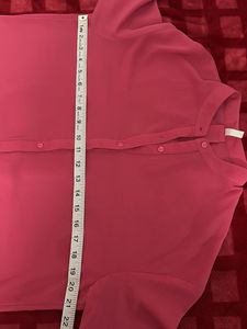 Pink Layered Sleeve Blouse