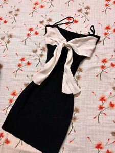 Black & White Bow Dress
