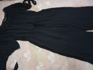 Black Off-Shoulder Jumpsuit