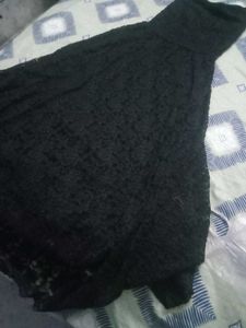 Elegant Black Lace Dress