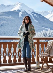 🏔️ZARA Statement Cardigan!🥶AZTEC FROST