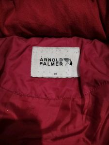 arnold palmer Red Padded Jacket with Hood