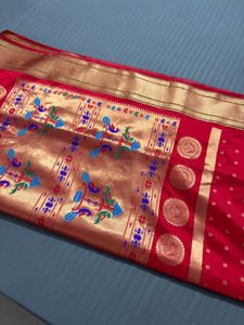 Paithani Saree with stitched blouse