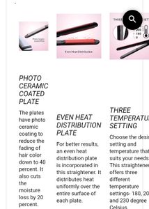 Almost New panasonic hair strightner