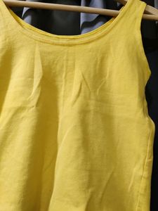Yellow Crop Top