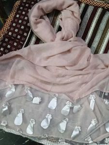 A Pink 💕cotton Scarf!!