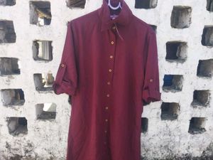 Button-Down Long Shirt