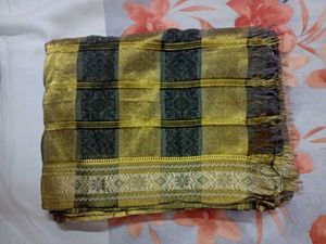 Elegant Checked Saree