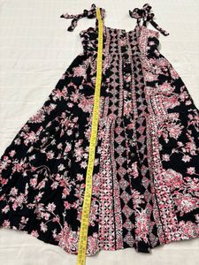 Floral Print Tie Strap Sundress