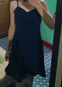 Sparkly dark blue Mini Dress