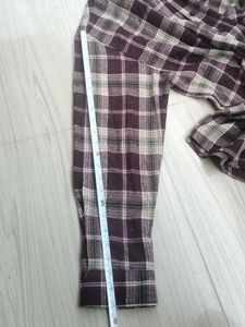 A Beautifully Crafted Korean Burgundy Shacket