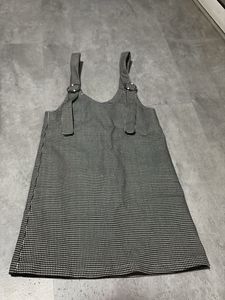 Houndstooth Print Mini Dress