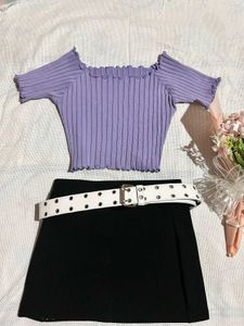 Off Shoulder Top 🍇