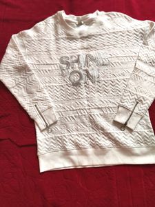 DNMX WHITE SWEATSHIRT