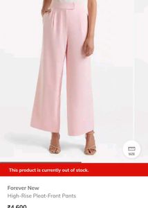 Pink Wide Leg Pants