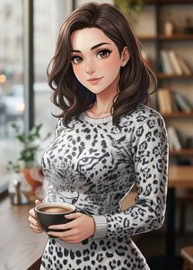 Y2k Animal Print Top