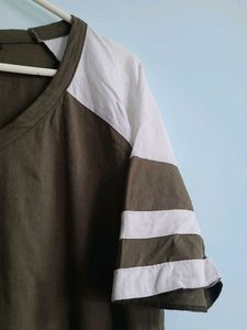 Striped Sleeve Tee