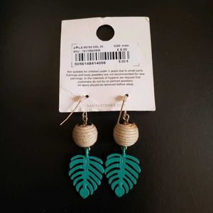 Leaf Drop Earrings