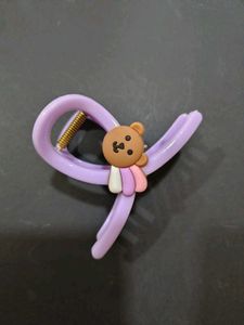 Pink Hair Clip Set Of 6