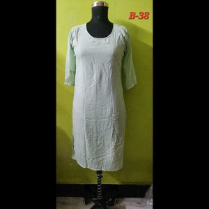 Mint Colour Kurti