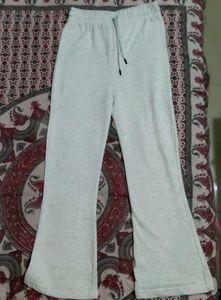 Gray Flare Leg Sweatpants