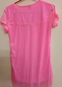 Brand New Peach With Black Designed S Size Top