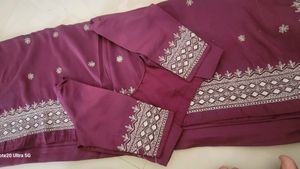 Aari work saree with blause