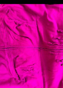 Pink Jacket With Hoodie