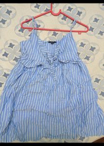 👗Blue Knot Mini Dress