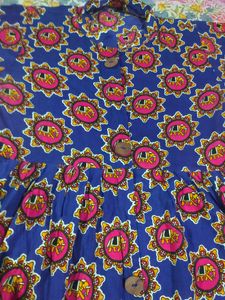 Frock Cutting Stylish Cotton Kurta