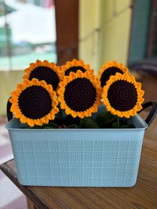 Cute Crocheted Sunflower 🌻