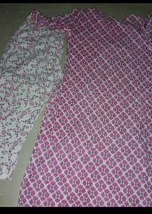 Floral Print Kurti Set