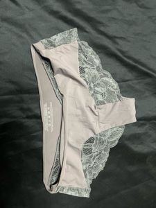 Lace Trim Seamless Briefs