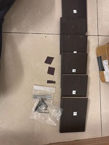 BLUEWUD Aaron Engineered Wood Wall Decor Floating