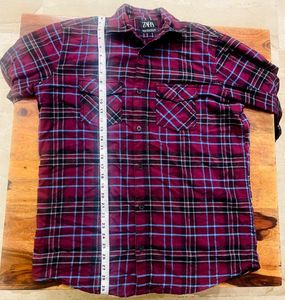 Zara Plaid Flannel Shirt