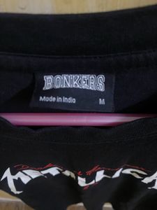 BONKERS Printed Oversized Tee (Metallica Edition)