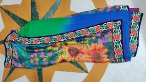 Multicolored Floral Saree