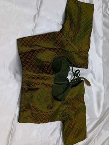 Green Blouse Brocade