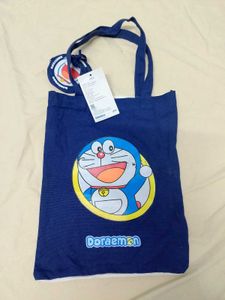 Doraemon Blue Tote Bag
