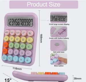 cute colorful candy calculator