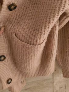 Baby Pink Extremely Warm Cardigan