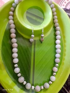 Original Hakik Pure Silver Beaded Necklace