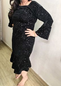 Sparkling Black Party Dress