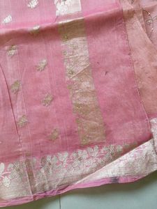 🥳Today Offer🥳Beautiful Embroided Organza Saree