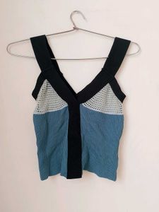 Imported Crop Ribbed Tank Top.