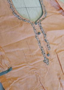 Beautiful Hand Work Cotton Kurti