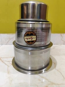 Pack Of 3 Stainless Steel Cookware Set..
