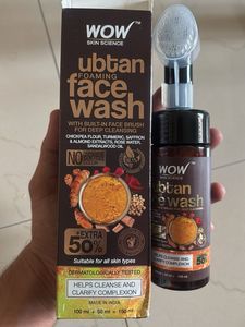 WOW Ubtan Foaming Face Wash
