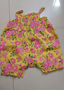 Cute Floral Baby Romper